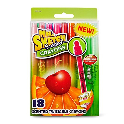 Mr. Sketch Perfumadas Twistable Crayones, Colores Surtidos,