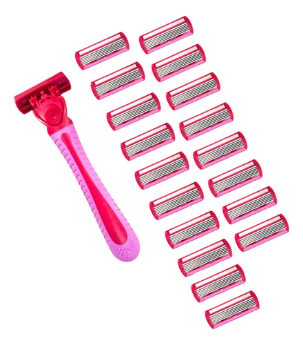 Aparelho De Depilação Com 18 Navalhas De 6 Lâminas Gillette