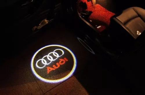 NSLUMO Proyector de puerta LED de cortesía para Audi A3 A4 A5 A6 A7 S3 S4  S5 S6 S7 Q5 Q7 TT, VW, Porsche, 18-SMD LED rojo auto bombilla CAN-bus libre  de