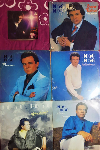 5 Lps Y 1 Single De Jose Jose De Coleccion