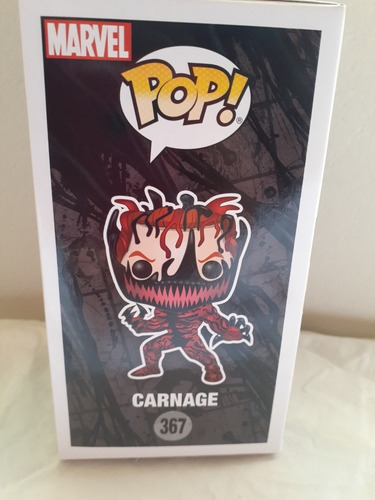 Funko Pop Marvel Venom Carnage Cletus Kasady # 367 Original