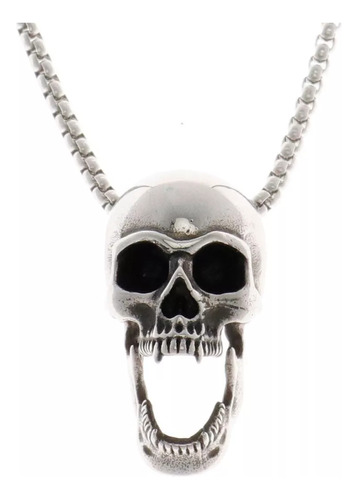 Dije Gótico De Calavera De Acero Collares Hombre Destapador