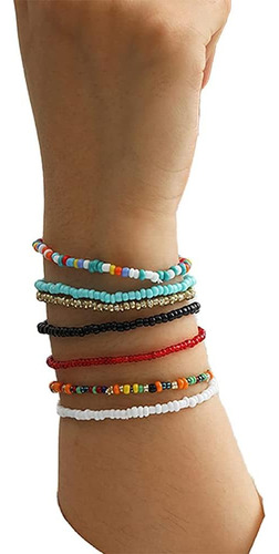 Jumwrit Pulseras Coloridas Con Cuentas Para Mujer Pulseras E