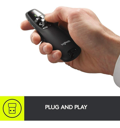 Imagen 6 de 10 de Presentador Laser Inalámbrico Logitech R400
