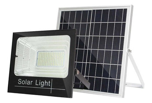 Foco Led Panel Solar 25w Independiente Con Control Remoto Ft