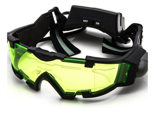 Gafas Ajustables De Lente Verde Para Motocicleta