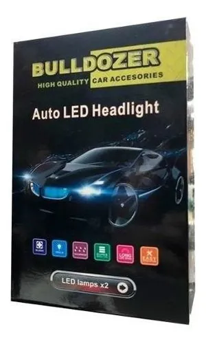 Luces Led Para Auto Bulldozer 7600 Lumenes 9007