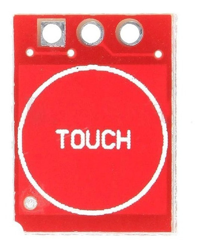 20 Piezas Ttp223 Boton Touch Arduino Sensor Capacitivo Rojo