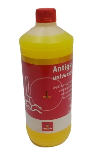 Liquido Refrigerante Organico Amarillo Anti-gel Motrio
