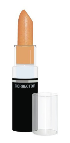 Corrector De Ojeras Redondo Heburn Nº6 Naranja