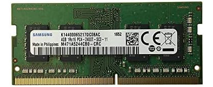 Pc Samsung Ddr4 4 Gb, 2400 Mhz, Sodimm 260 Pines, Cl 17, 1,2