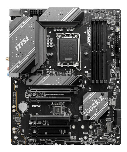 Tarjeta Madre Msi Atx B760 Gaming Plus Wifi 1700 B760 Ddr5