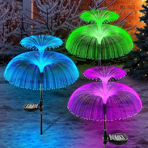 Luces Led Solares Para Medusas, 1 Unidad, Para Exteriores, J