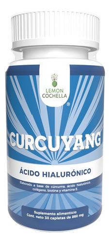 Curcuyang Ácido Hialurónico 30 Capletas Lemon Cochella Sabor Sin Sabor