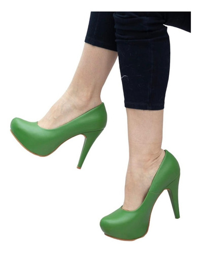 Zapato Stiletto Verde