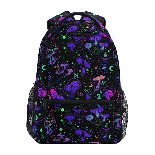 Glaphy Magic Hongos Luna Estrellas Bruja Boho Mochila 1xjvw