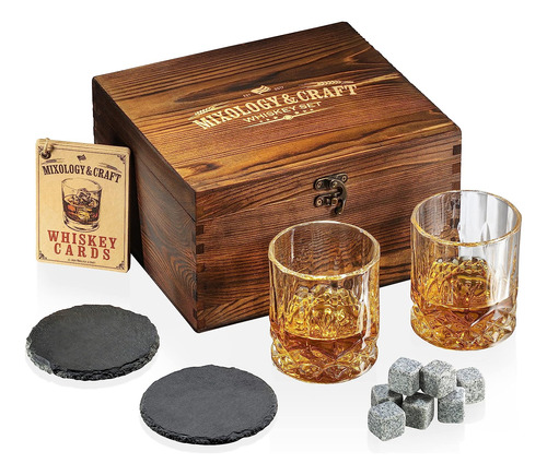 Set De Regalo Mixology & Craft Whiskey Stones Para Hombre |