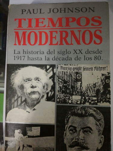 Libro Tiempos Modernos Paul Johnson