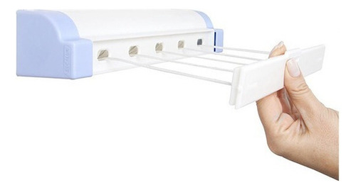 Varal Automático Rotoflex Branco 5 Corda De 4,10mts