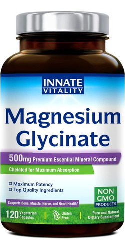 Glicinato De Magnesio Innate - Uni - Unidad a $1551