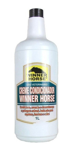 Creme Condicionador Para Cavalo Winner Horse 1 Litro