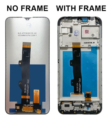 Ca Pantalla Táctil Lcd Con Marco Para Motorola E7/e7i Power