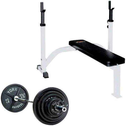 York Basic Olympic Bench Press Package