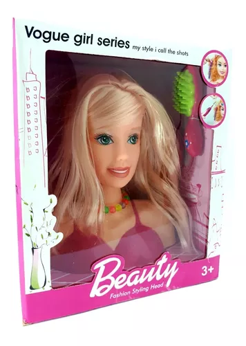 Cabeca Da Barbie Para Pentear Maquiar Fazer As Unhas