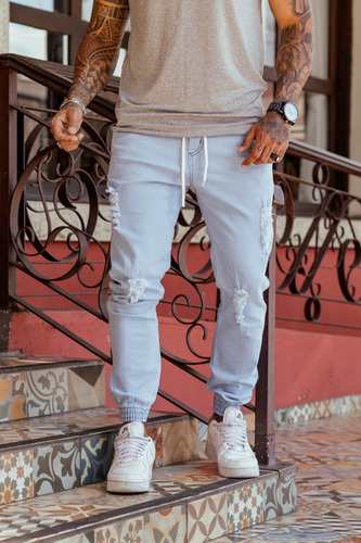Imagem 3 de 7 de Kit 3 Calça Jeans Cargo Camuflada Masculina Jogger 15 Modelo