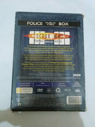 Doctor Who 1ª Temporada Box Original 4 Dvds Conservado (Usado)
