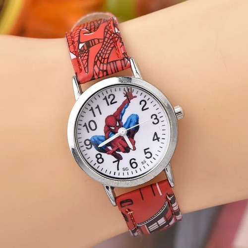 Reloj Spider Man, Hombre Araña Para Niño.