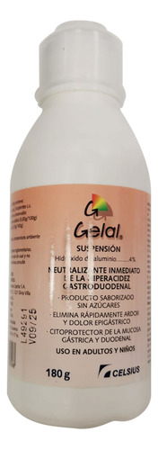 Gelal Suspensión 4% X 180 G