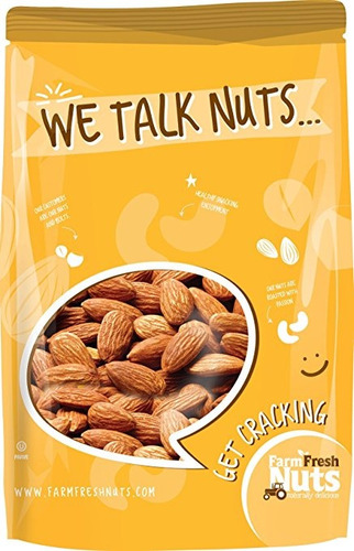Granja Nueces Frescas Almendras Seco Asado Sin Sal Nonpareil