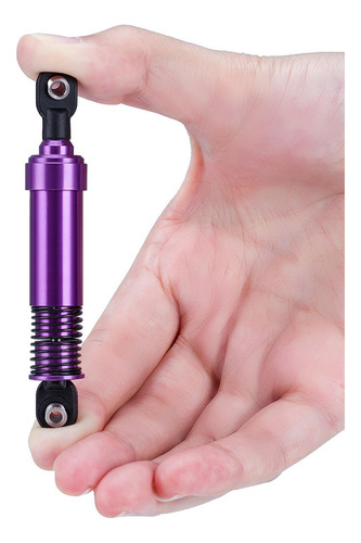 2 Uds 1/10 Rc Amortiguador De Coche Accesorio De Púrpura