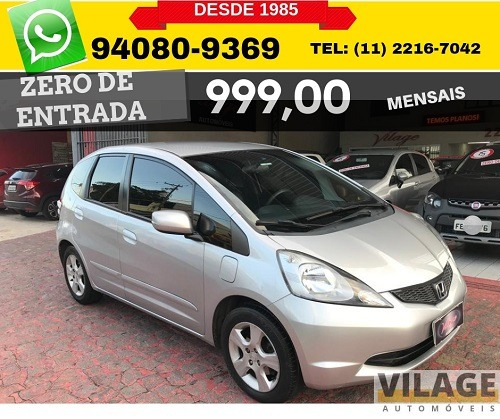 Honda Fit 1.4 Lxl Automatico 2011 2012 Zero De Entrada