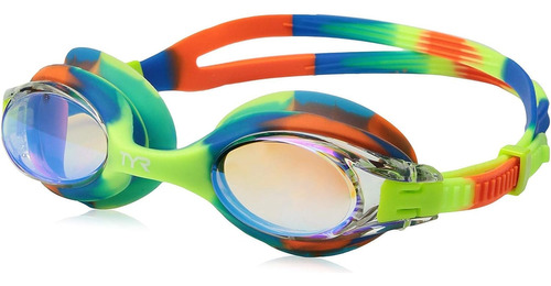 Gafas De Natación Tyr Swimple Tie Dye Para Jóvenes, Azul/ama