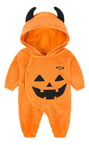 Pijamas De Calabaza Para Bebés Y Niñas De Halloween De Una