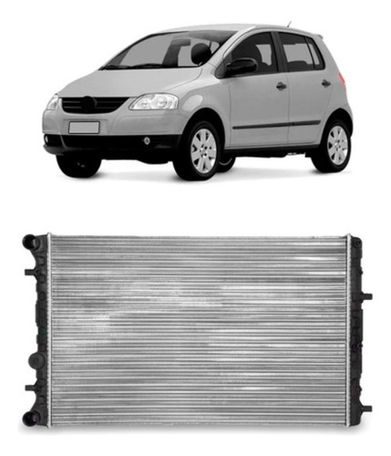 Radiador Fox 2008 2009 2010 1.0 1.6 Com Ar Manual