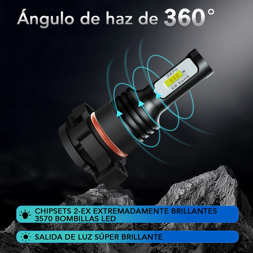 H7 H11 H16 9005 9006 H3 Bombillas De Luz Antiniebla Led