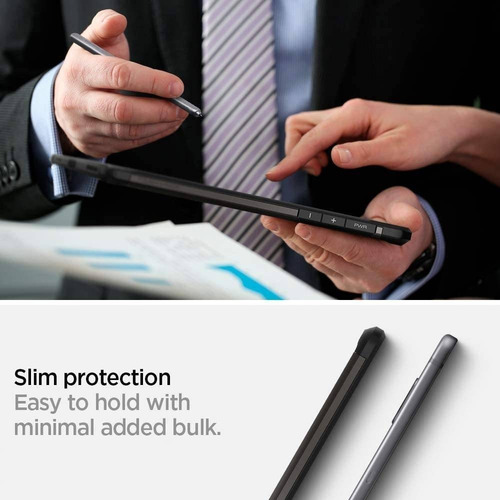 Imagen 4 de 6 de Funda Spigen Tough Armor Para Galaxy Tab A 8.4 Gris