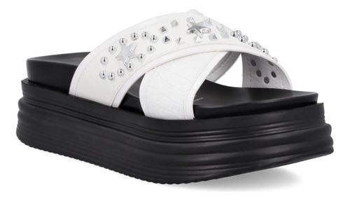 Sandalia Mujer Blanco Stylo Shoes 8428-1