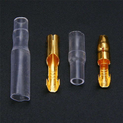 200 Piezas De 4mm De Latón Macho Y Hembra Terminales De