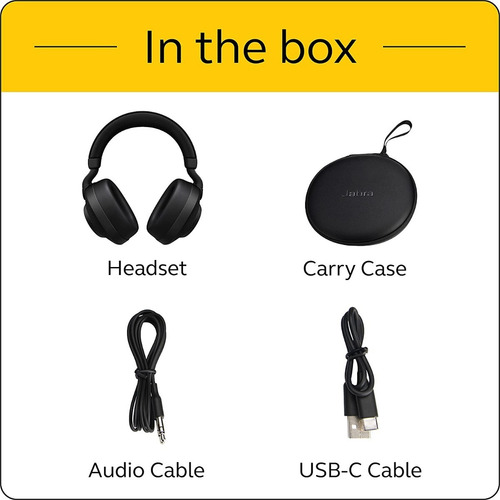 Auriculares inalámbricos con cancelación de ruido Jabra Elite 85h, color negro titanio