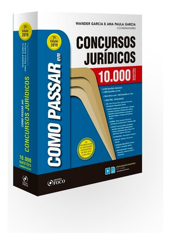 Como Passar Em Concursos Juridicos 10.000 Qts 7ª Ed.(2019