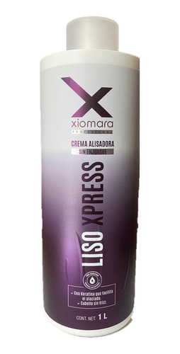 Crema Alisadora Para Cabello Liso Express Xiomara  1lt