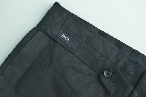 Pantalón Hugo Boss Negro Talla 34 Slim Recto