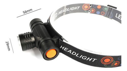Linterna Portátil Recargable Usb Xml-t6 De 3 Modos Light Zoo