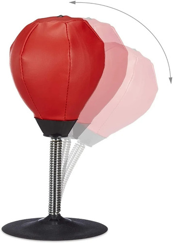 Imagen 2 de 4 de Puching Ball Pera Boxeo Ventosa Para Mesa O Superficie Lisa