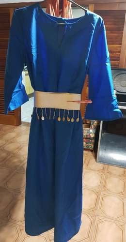 Túnica  Con Caderin Para Danza Arabe Tipo Galabeia