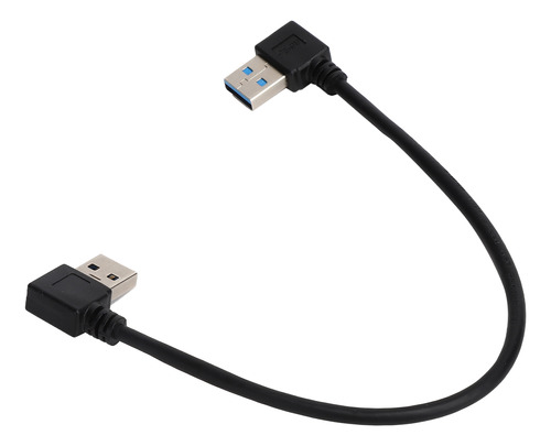 Cable Usb A Usb De 25 Cm, Usb 3.0, 90°, Codo Macho A Curva D